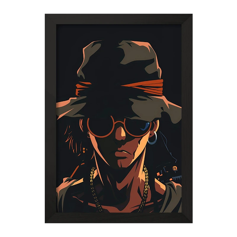 تابلو خندالو مدل انیمه وان پیس کد F10447