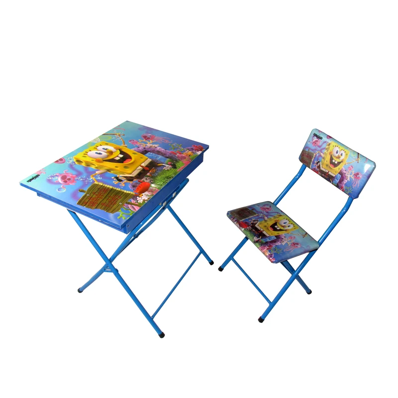 میز تحریر کودک میزیمو مدل باب اسفنجی 3 کد 82 