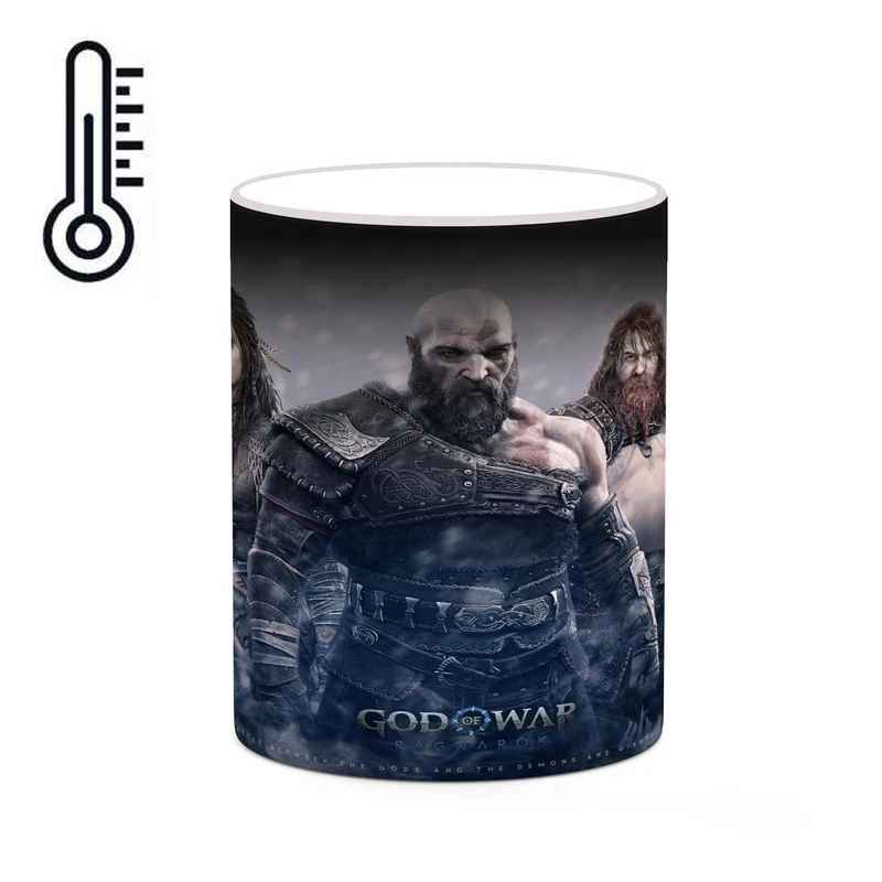 ماگ حرارتی کاکتی طرح گاد آف وار God Of War مدل mgh40679