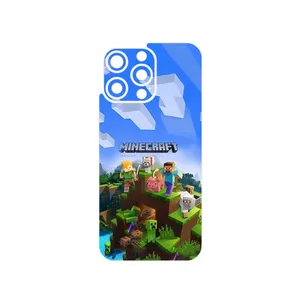 MAHOOT Minecraft_Game Cover Sticker for Apple iPhone 15 Pro Max