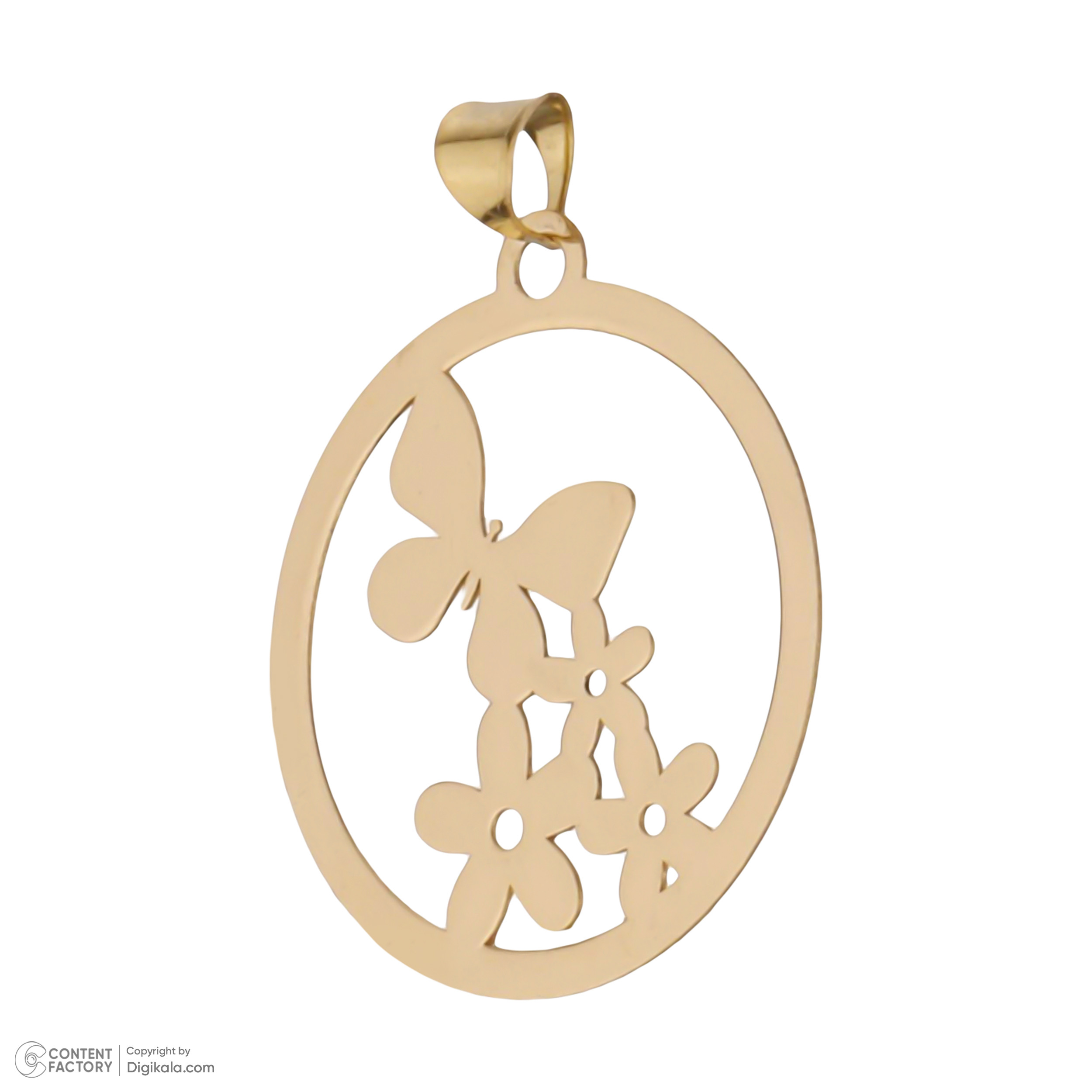 آویز گردنبند طلا 18 عیار دخترانه طلای مستجابی مدل 50103