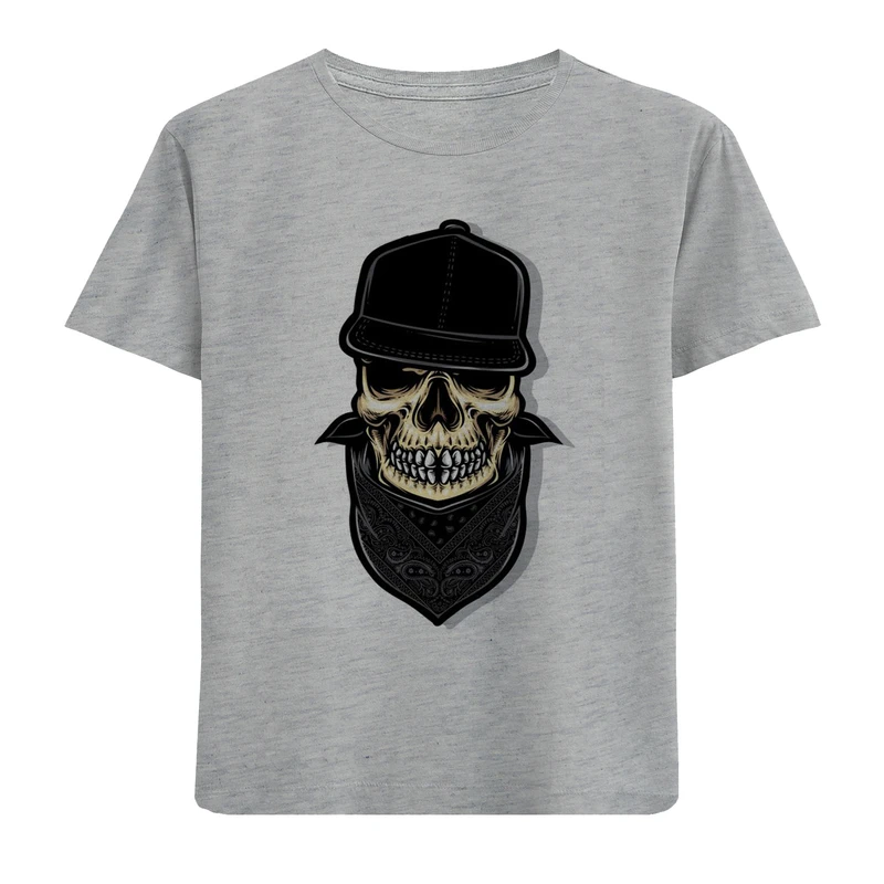 تی شرت آستین کوتاه بچگانه مدل اسکلت کد M52