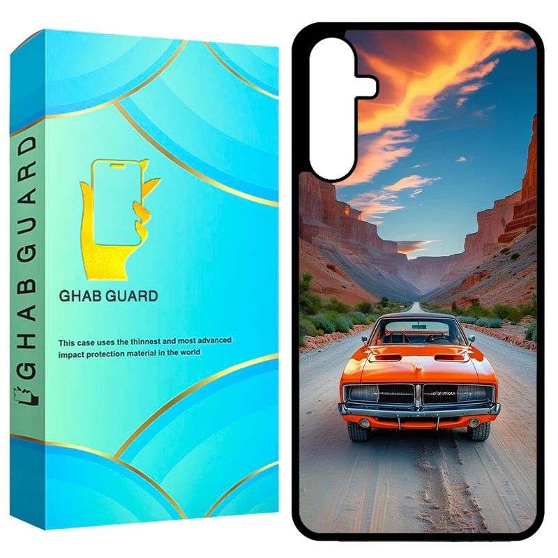 کاور قاب گارد طرح ماشین مدل GCHPA54 مناسب برای گوشی موبایل سامسونگ Galaxy A54 5G