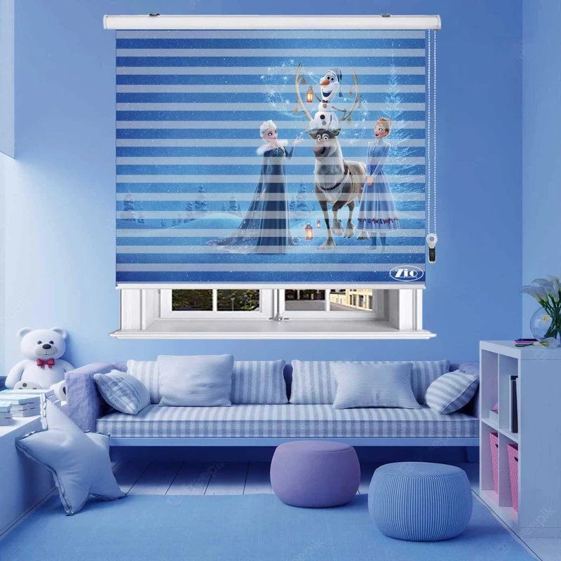  پرده زبرا زیو مدلK 3125 سایز 150x150 سانتی متر