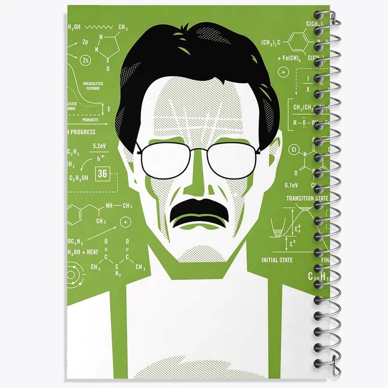 دفتر مشق 100 برگ خندالو طرح سریال بریکینگ بد Breaking Bad کد 13292