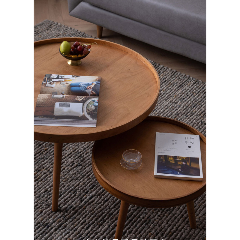 میز جلومبلی فریازان دکور مدل لومیر R80&50 مجموعه دو عددی