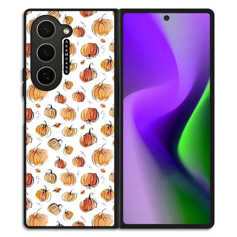 کاور آکام مدل AMC-WSGZFOLD6-PUMPKIN-10 مناسب برای گوشی موبایل سامسونگ Galaxy Z Fold 6