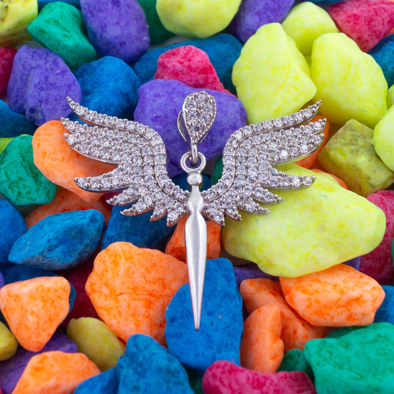 آویز گردنبند نقره زنانه مدل AVN_M014 آویز گردنبند نقره زنانه مدل AVN_M014