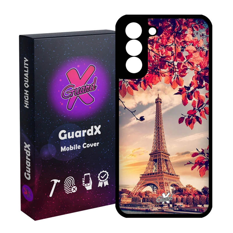 کاور گارد ایکس طرح Eiffel Tower مدل Glass10125 مناسب برای گوشی موبایل سامسونگ Galaxy S21 FE
