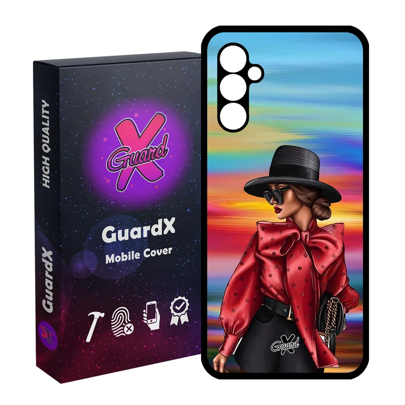 کاور گارد ایکس طرح Girl مدل Glass10086 مناسب برای گوشی موبایل سامسونگ Galaxy A24/A24 4G/M34 5G