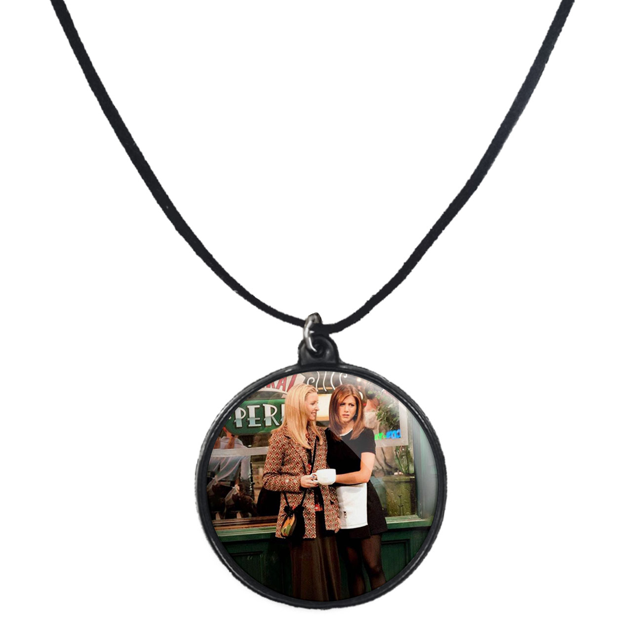 گردنبند پرمانه طرح فرندز کد pmb.18763 مدل دو طرفه