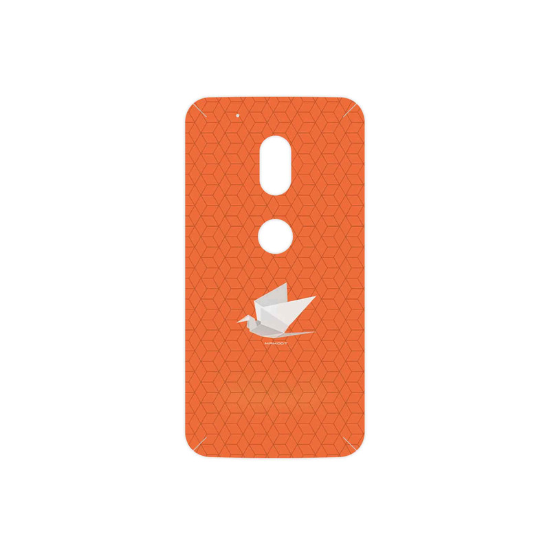 برچسب پوششی ماهوت مدل Minimalist origami bird مناسب برای گوشی موبایل موتورولا Moto G4 Play