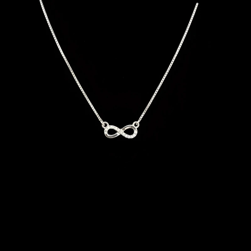 گردنبند زنانه مدل پلاک بینهایت
