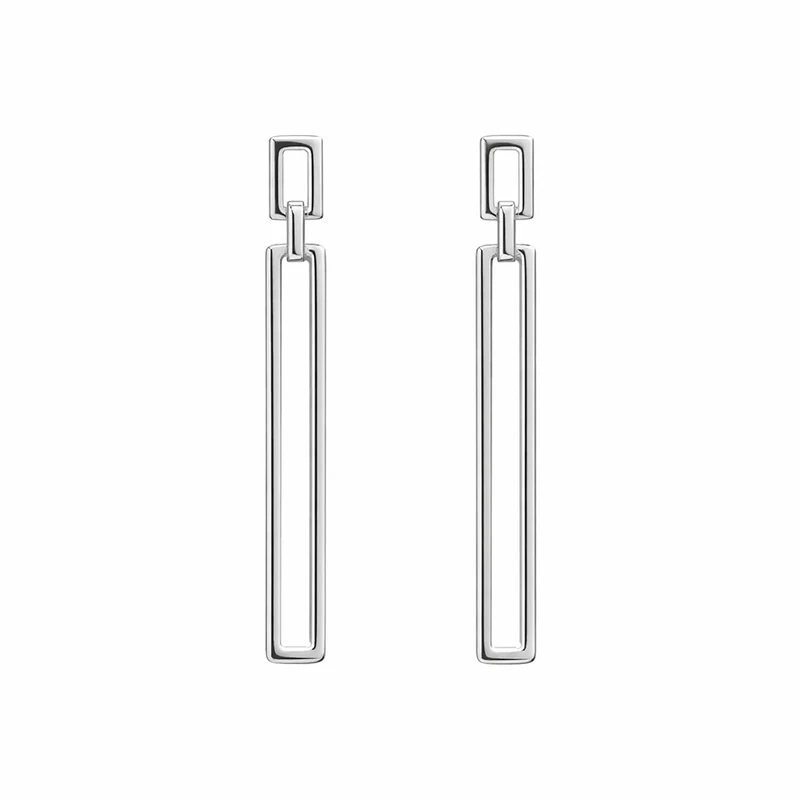 گوشواره آویز زنانه طرح مستطیلی مدل Ac