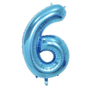 بادکنک فویلی پارتی لند تهران طرح عدد شیش کد six06