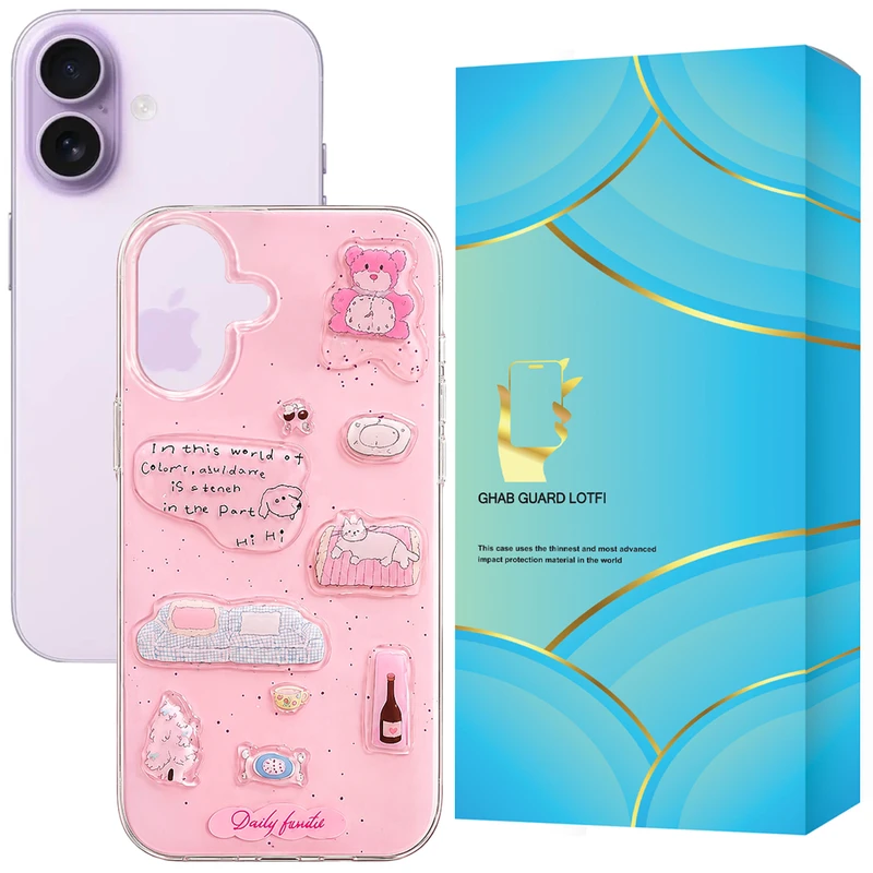 کاور قاب گارد مدل PNKDL مناسب برای گوشی موبایل اپل iPhone 17 