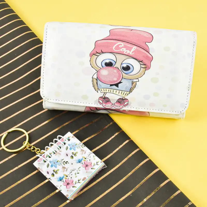 کیف پول زنانه مدل Cool OWL 8516