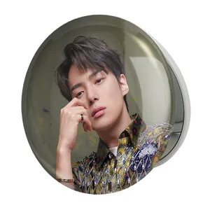 آینه جیبی خندالو طرح مینهیوک گروه مانستا اکس MONSTA X مدل تاشو کد 21169 