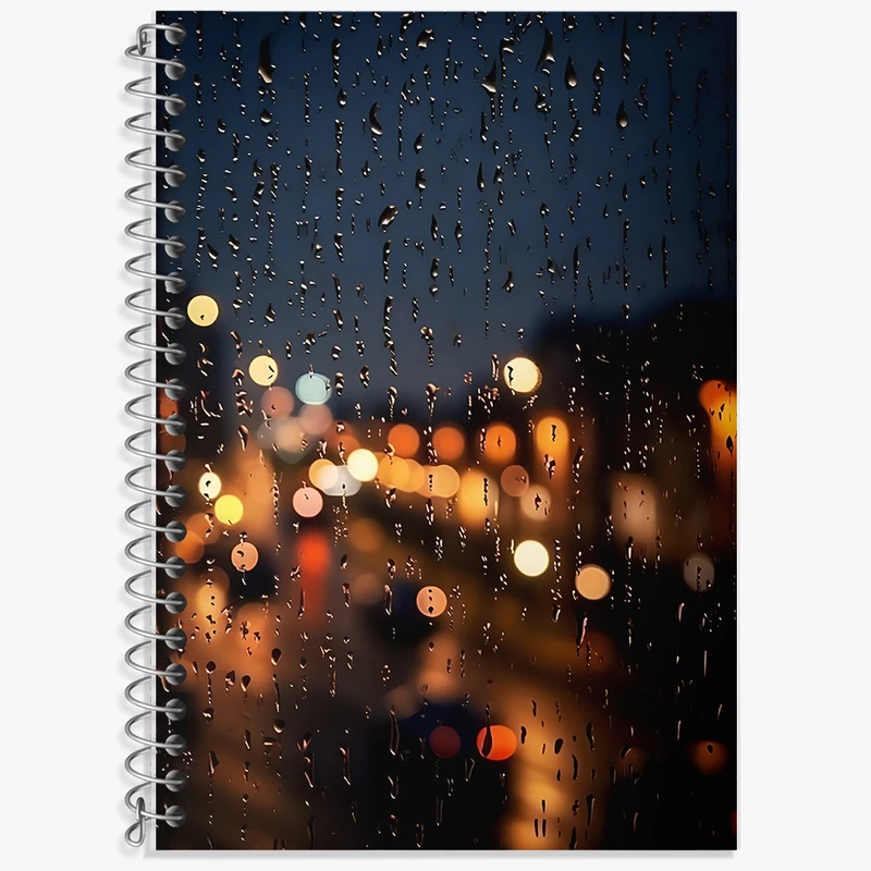 دفتر لغت 50 برگ خندالو طرح باران کد F5277