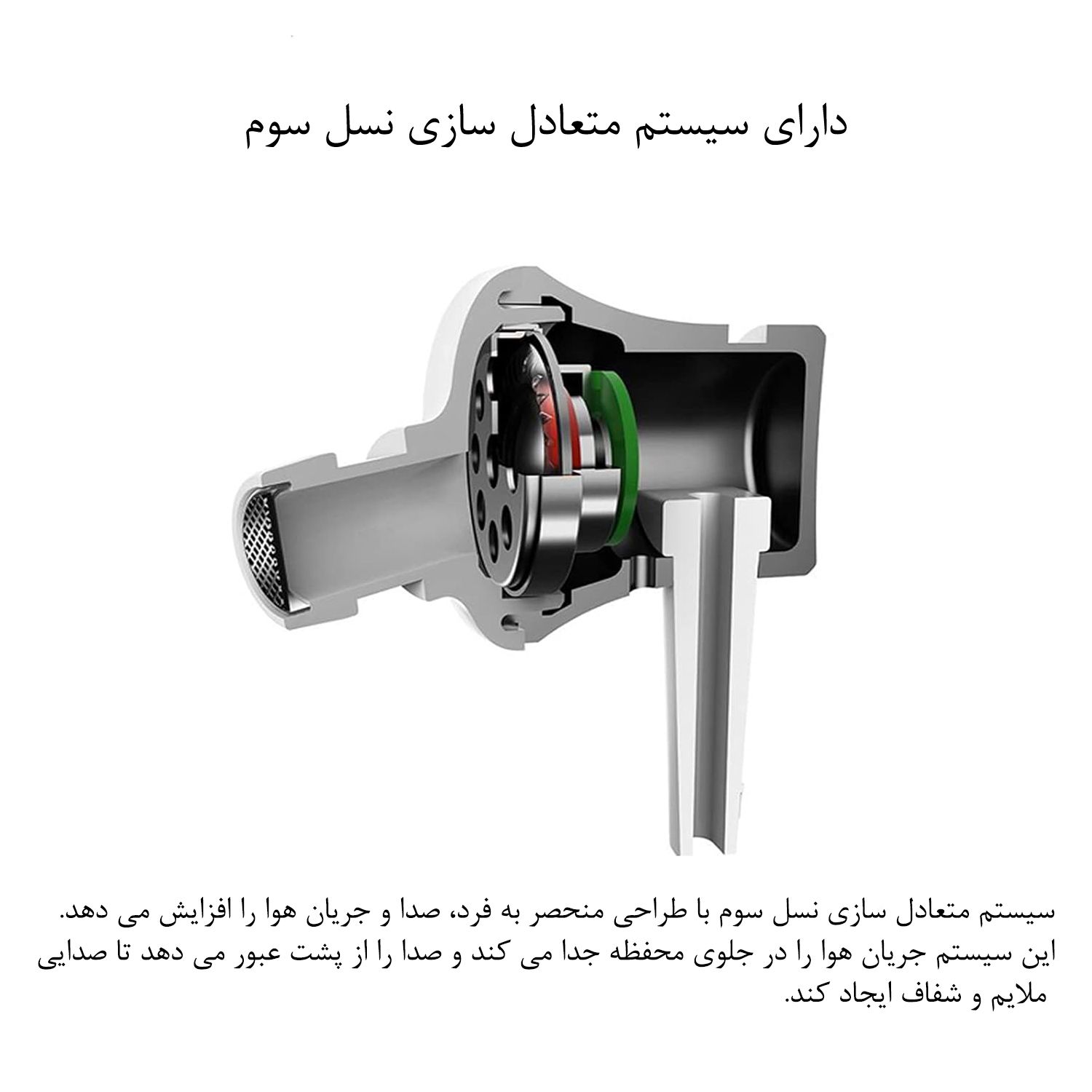 هندزفری شیائومی مدل mi earphone one more design MO-001 -  - 9