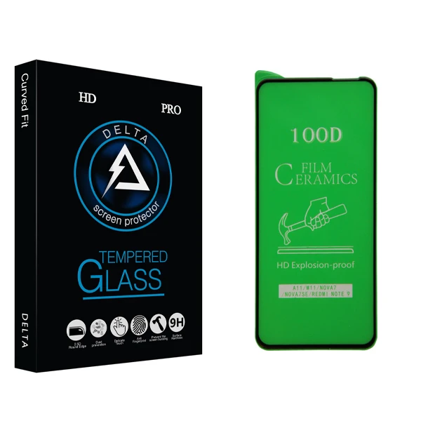 محافظ صفحه نمایش دلتا مدل HD مناسب برای گوشی موبایل شیائومی Redmi Note 9