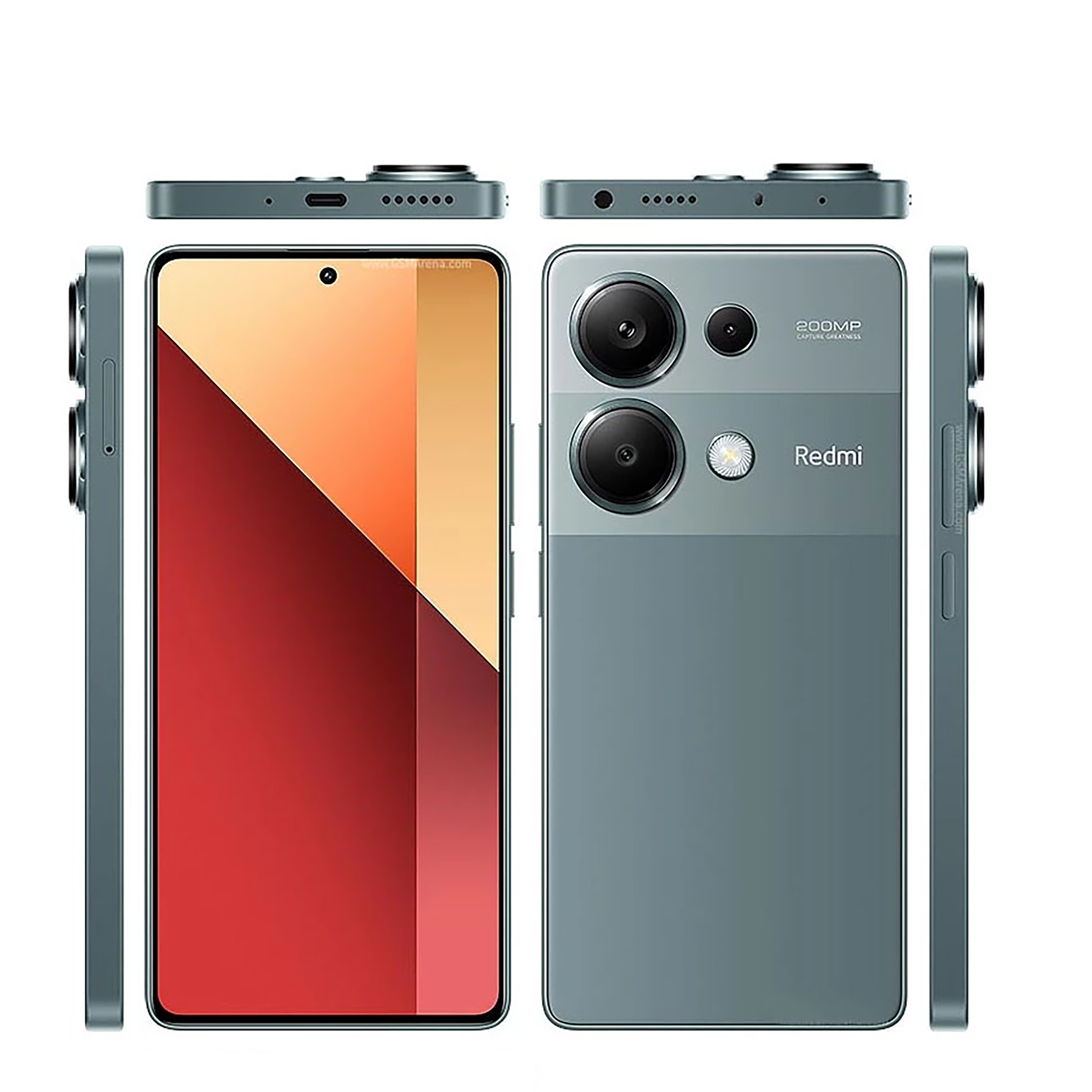 گوشی موبایل شیائومی مدل Redmi Note 13 Pro 4G دو سیم کارت ظرفیت 256 گیگابایت و رم 8 گیگابایت - به همراه بسته اینترنت 100 گیگابایتی یک ماهه همراه اول