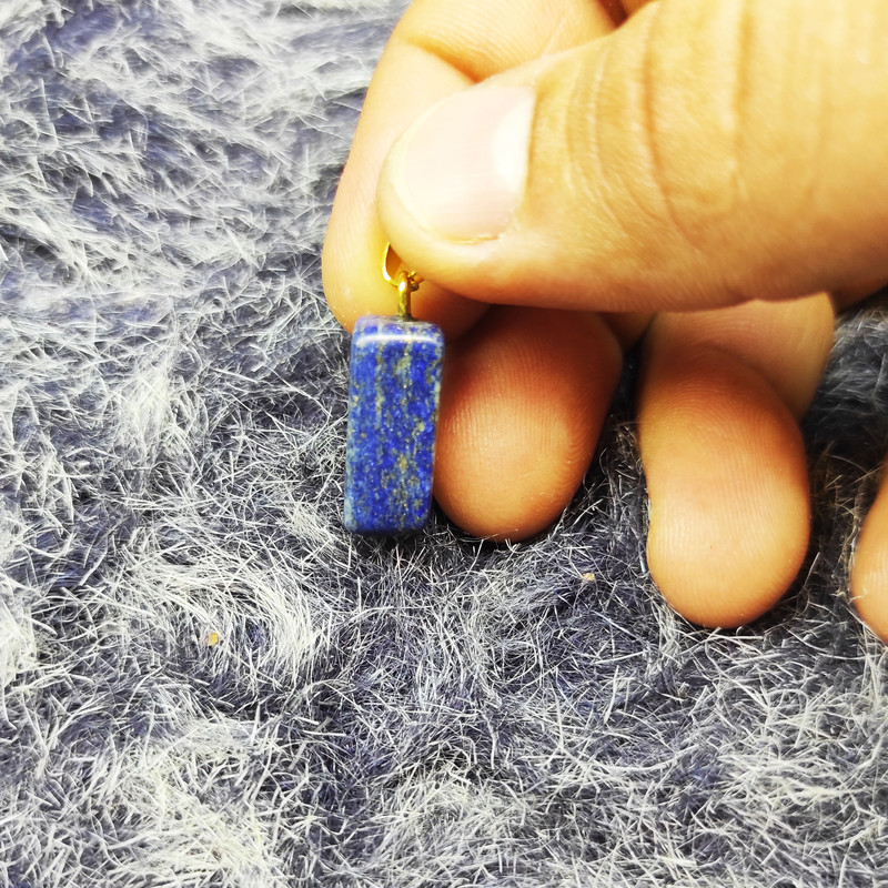 آویز گردنبند مدل  سنگ لاجورد کدLC701