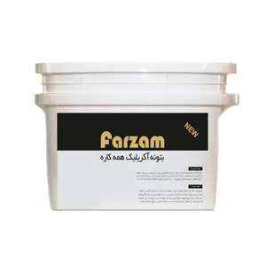  بتونه آکریلیک فرزام کد 560 حجم 5 لیتر