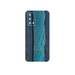MAHOOT Turquoise feathers Cover Sticker for Realme GT Master