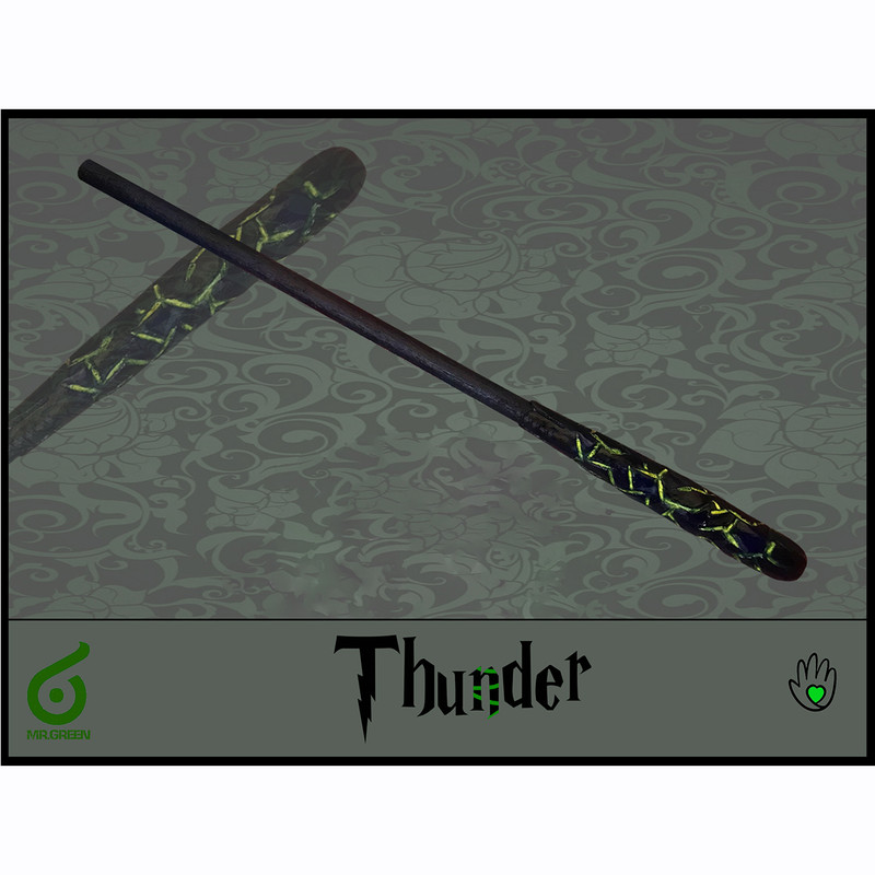 اسباب بازی زینتی مستر گرین مدل چوب دستی هری پاتر طرح Thunder