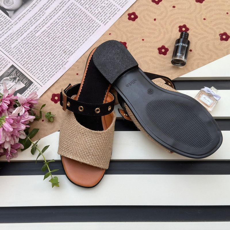 صندل زنانه نیکتا مدل ترمه کد BL