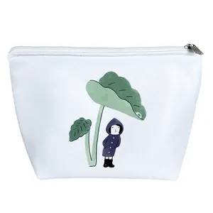 کیف لوازم آرایش دخترانه خندالو مدل دختر و برگ کد 9273