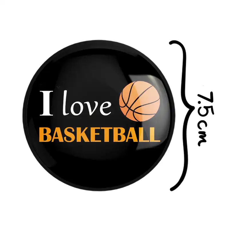 آینه جیبی خندالو طرح بسکتبال Basketball مدل تاشو کد 26455