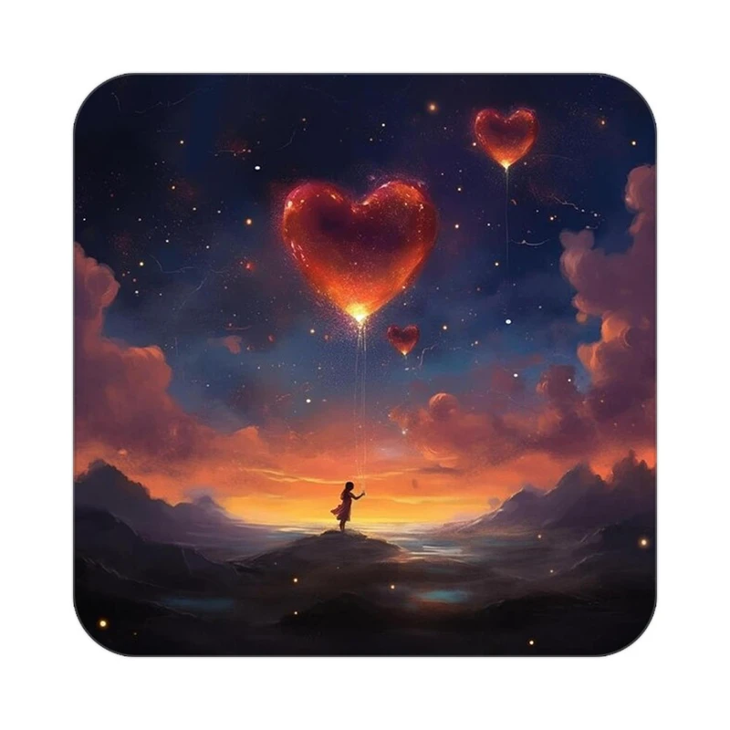 زیر لیوانی کاکتی مدل عاشقانه کد mp11395