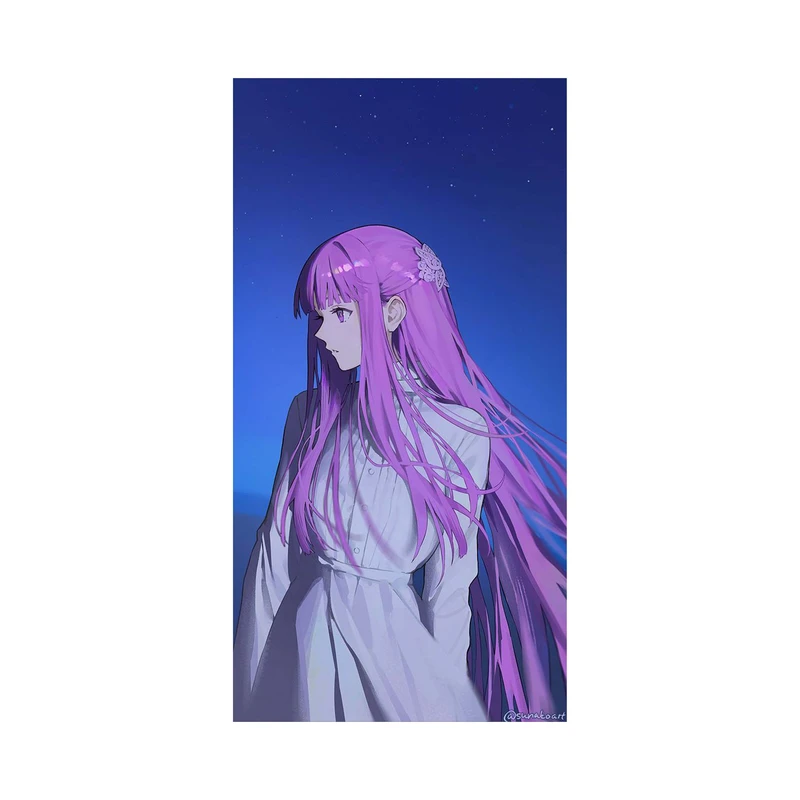 استیکر لپ تاپ و موبایل مدل انیمه طرح فرن فریرن فراتر از پایان سفر Fern Frieren Beyond Journey's End کد 4409