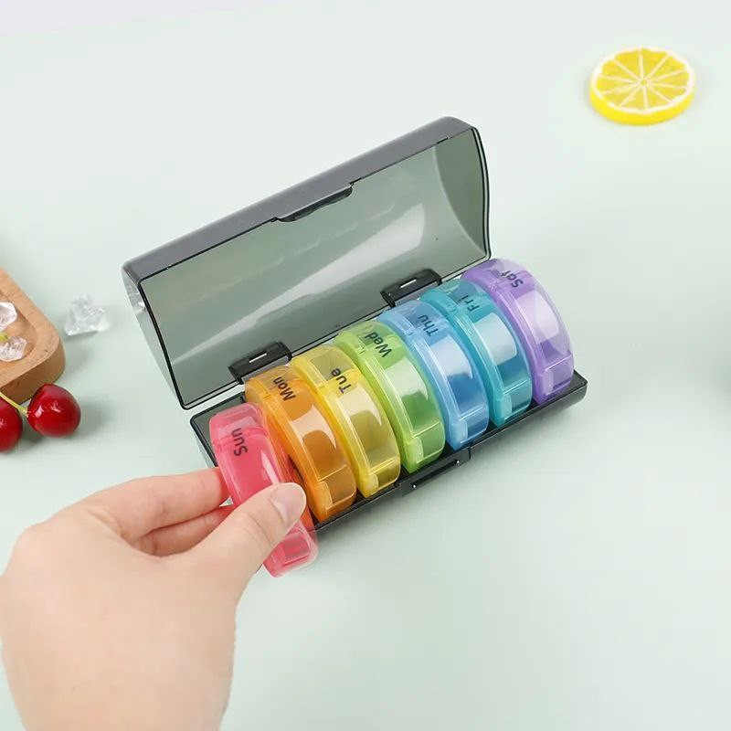جعبه نگهدارنده دارو مدل Rainbow جعبه نگهدارنده دارو مدل Rainbow