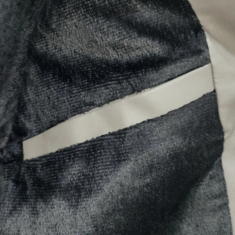 عکس شماره 7 : کت چرم مردانه مدل یقه دیپلمات