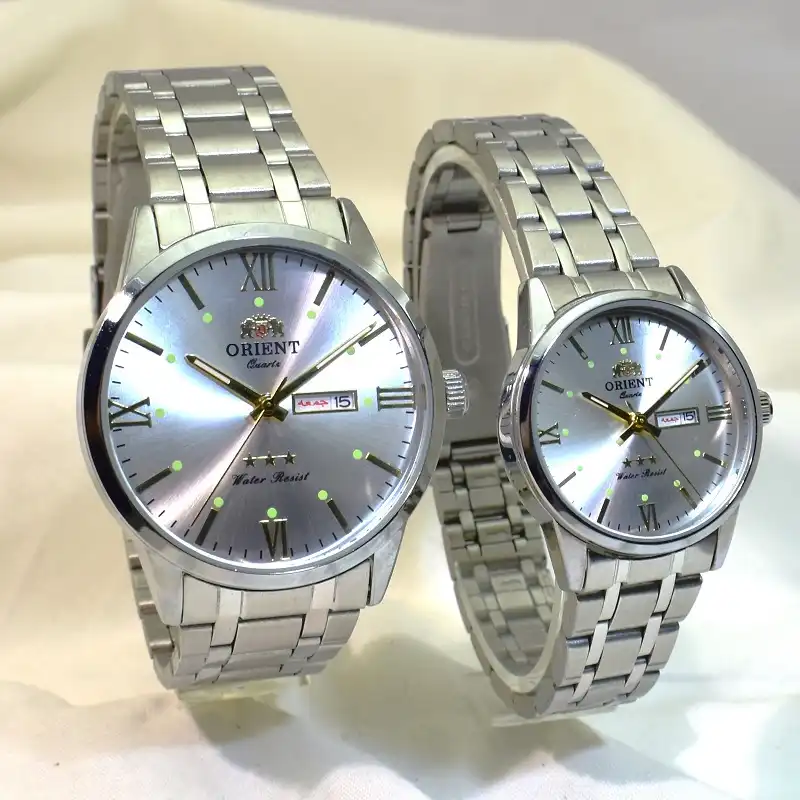 ست ساعت مچی عقربه ای زنانه و مردانه مدل ABOB-60117