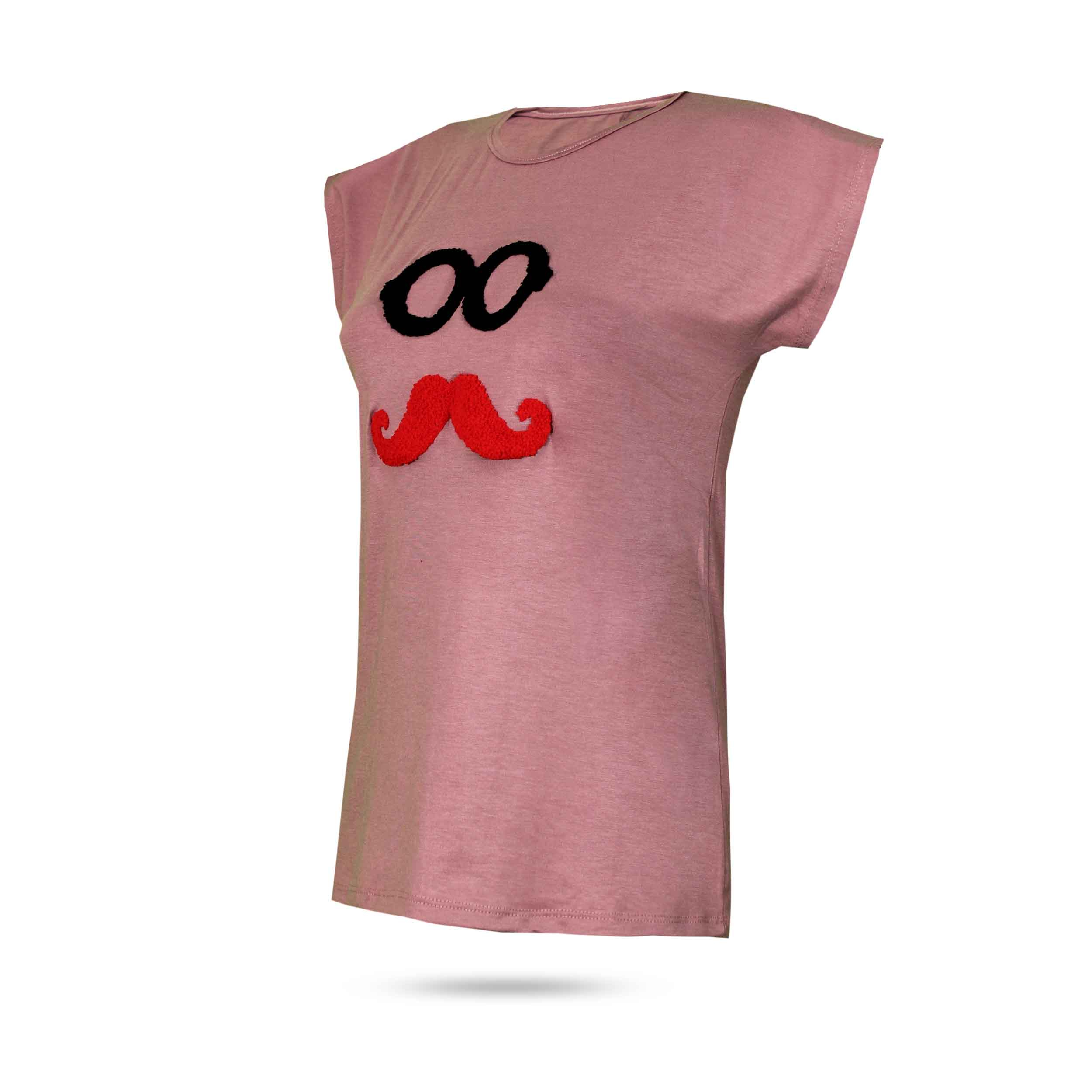 تی شرت آستین کوتاه زنانه مدل سیبیل 26