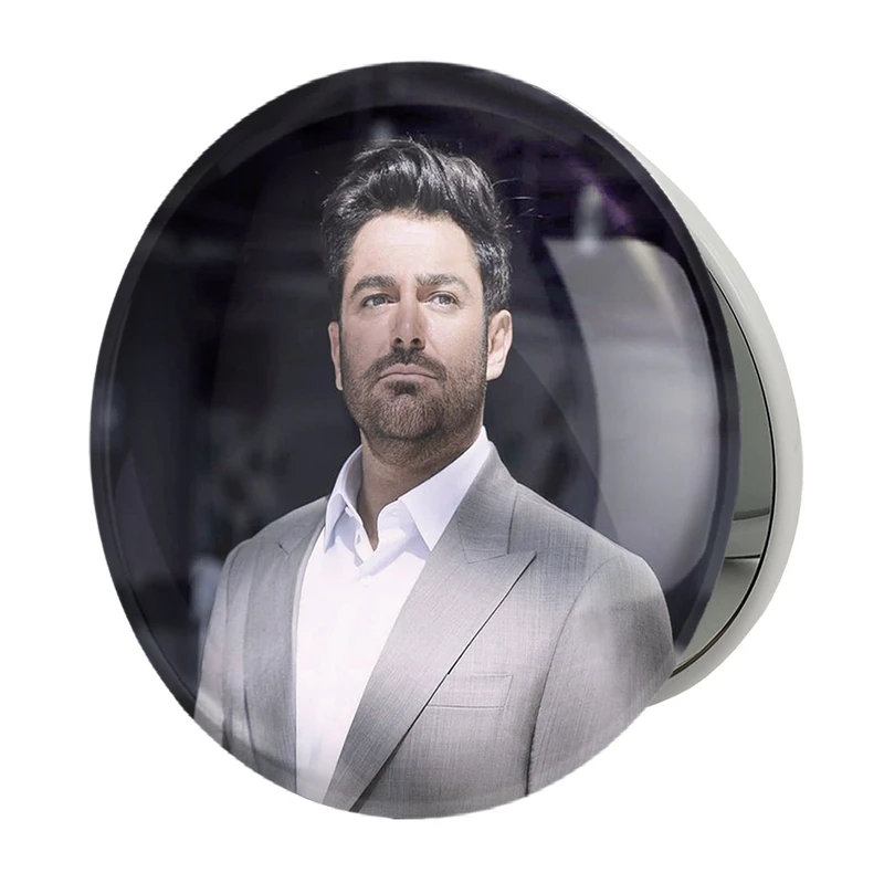 آینه جیبی خندالو طرح محمدرضا گلزار مدل تاشو کد 10445 