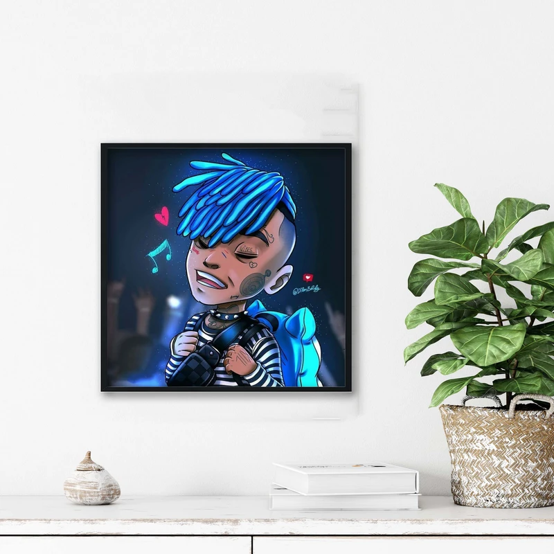 تابلو آتریسا طرح تنتاسیون xxxtentasion مدل ATt0170