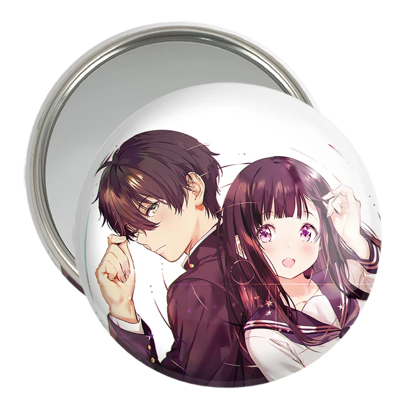 آینه جیبی خندالو مدل چیتاندا و اورکی انیمه هیوکا Hyouka  کد 17102