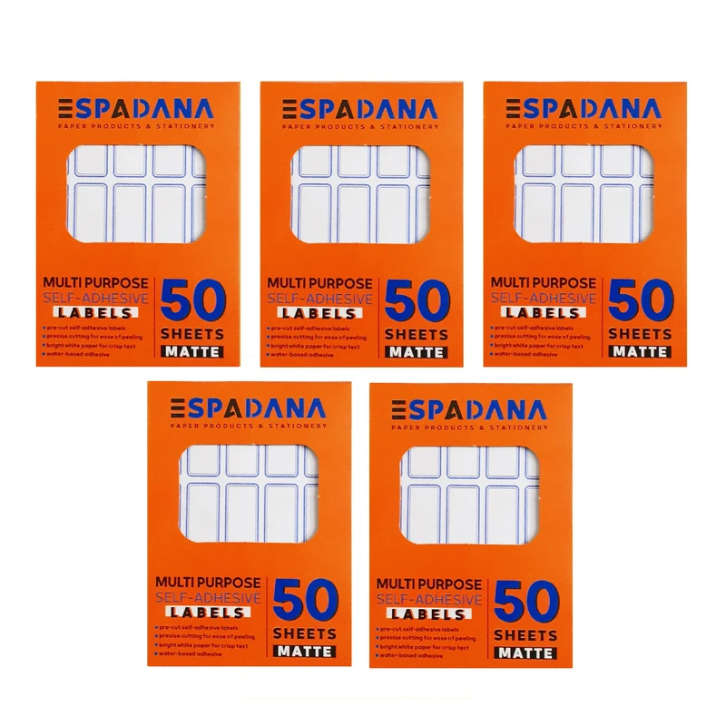 برچسب اسپادانا کد 108 مجموعه 250 عددی