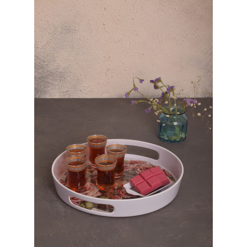 سینی مهروز مدل 917 طرح گل