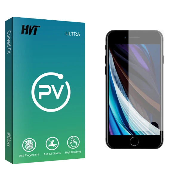 محافظ صفحه نمایش اچ وی تی مدل PV glass مناسب برای گوشی موبایل اپل iphone SE 2020