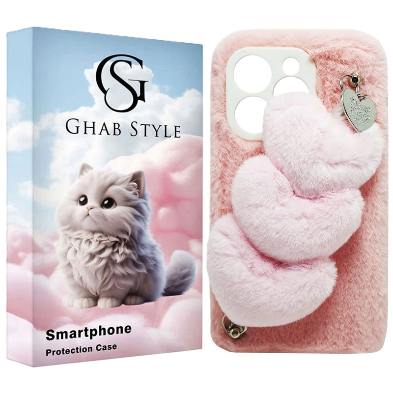 کاور قاب استایل مدل پشمی دخترانه مناسب برای گوشی موبایل اپل iPhone 14 Pro