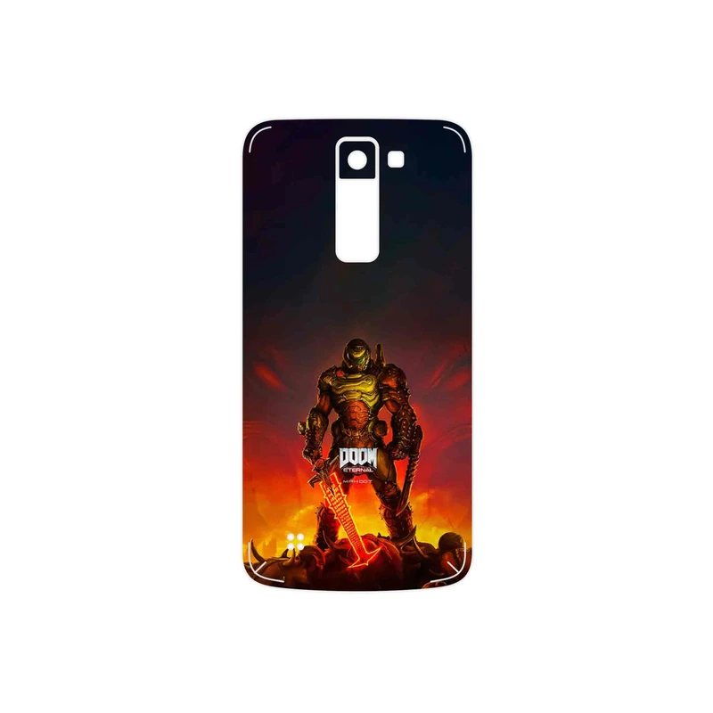 برچسب پوششی ماهوت مدل DOOM Game Series مناسب برای گوشی موبایل ال جی K8