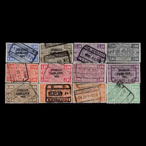 تمبر یادگاری مدل خارجی تاریخی 1928 مجموعه 12 عددی