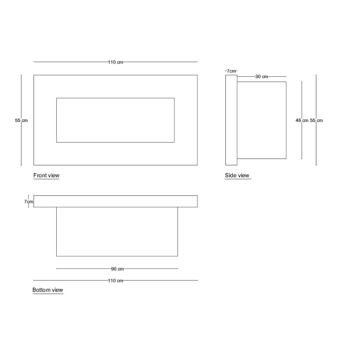 شومینه گازی شومینه بیستون مدل GF110.S
