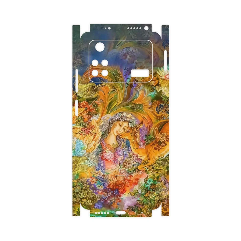 برچسب پوششی ماهوت مدل Persian miniature 3-FullSkin مناسب برای گوشی موبایل شیائومی Poco M4 Pro 4G